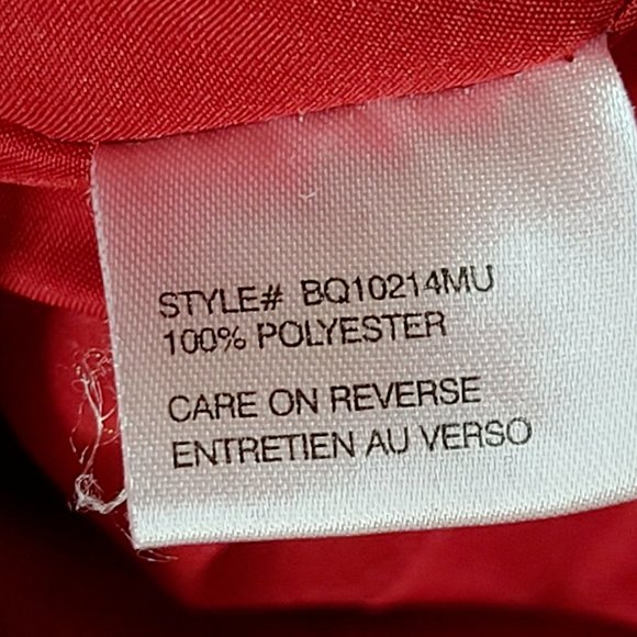 Conrad C Collection Womens 14 Red Faux Suede Full Zip Long Sleeve Jacket - Picture 13 of 16